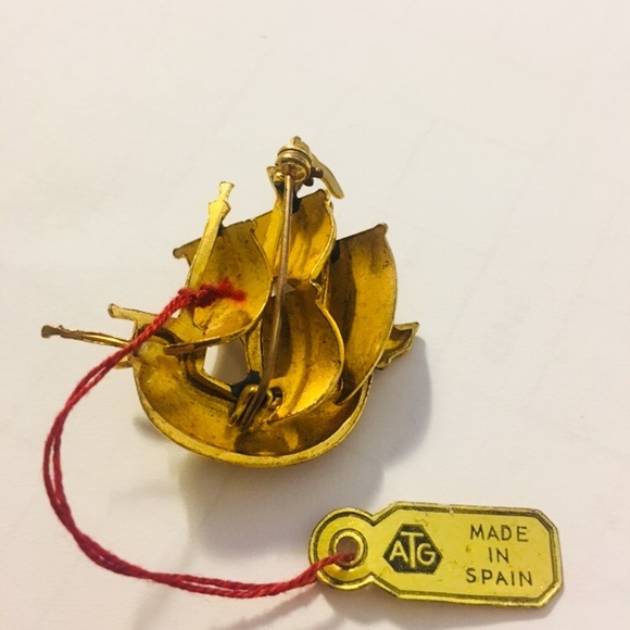 Brooch -Spanish Ship made in Spain - Picture 3 of 3